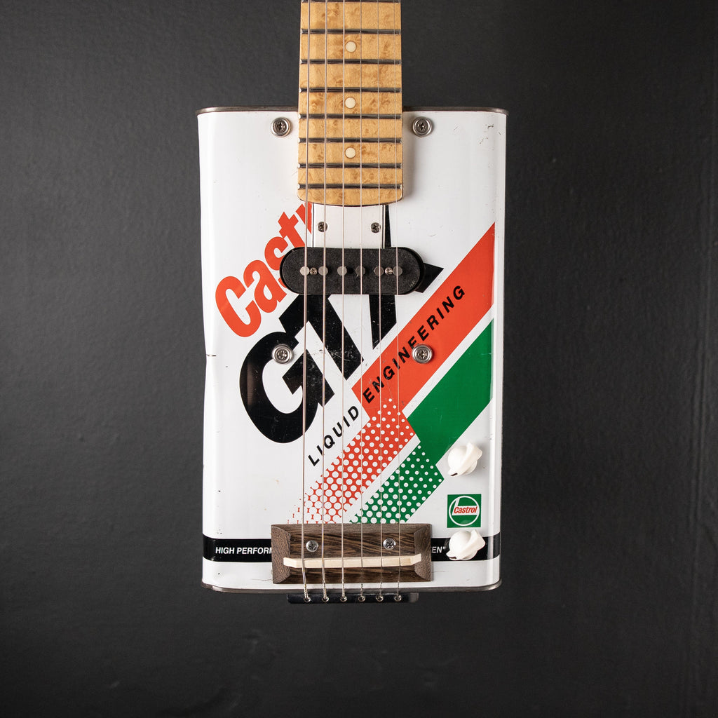 Custom Build Castrol GTX Oil Can Guitar [PREOWNED]